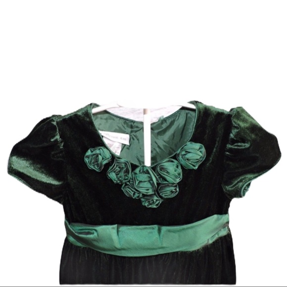 Bonnie Jean Green Dress - Picture 2 of 6